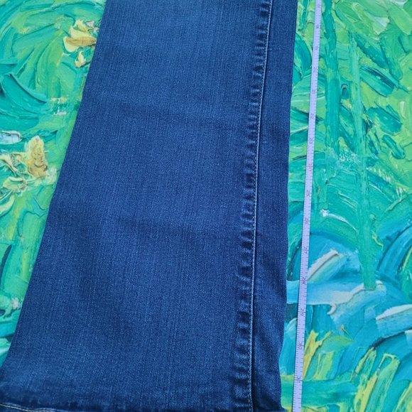 Eddie Bauer Slightly Curvy Boot Cut Jeans Size 12 T Women - Picture 2 of 10